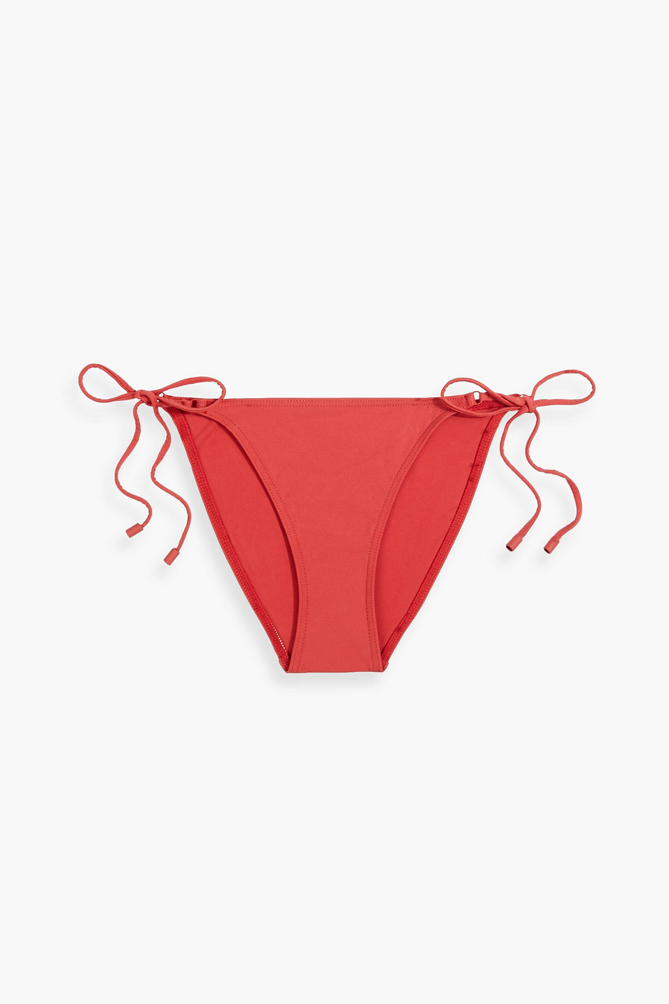 Zimmermann Separates Sculpt Low-rise Bikini Briefs In Red