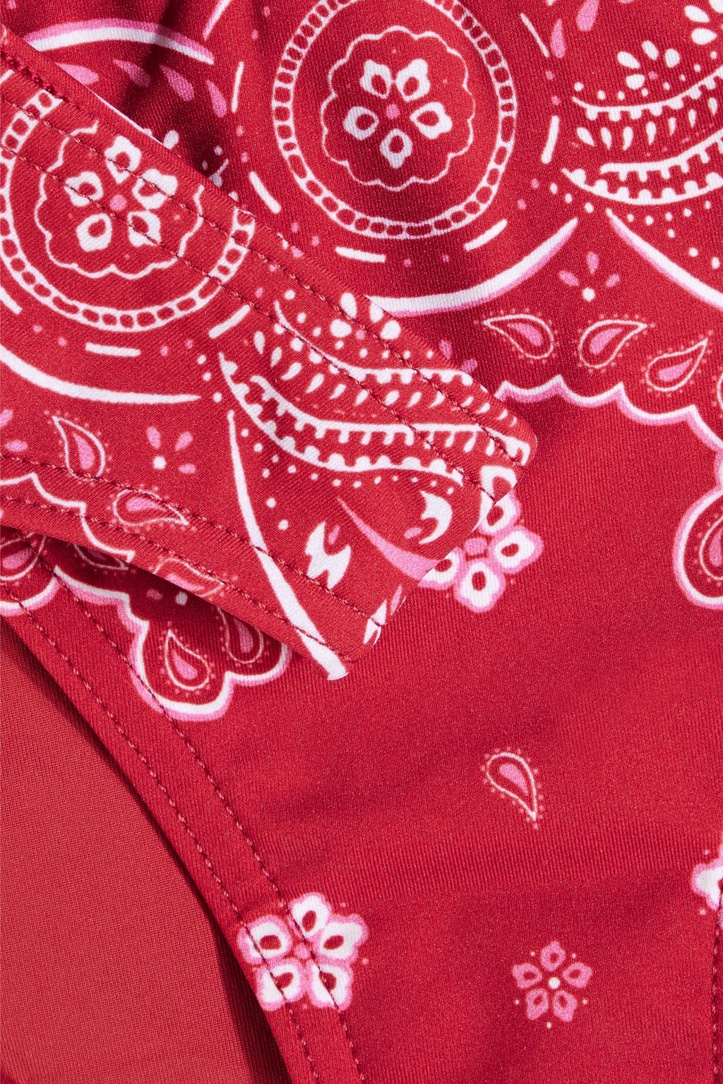 ZIMMERMANN سروال بيكيني «سيبيريتس سكالبت» بخصر منخفض الارتفاع مزين بطبعة بيزلي