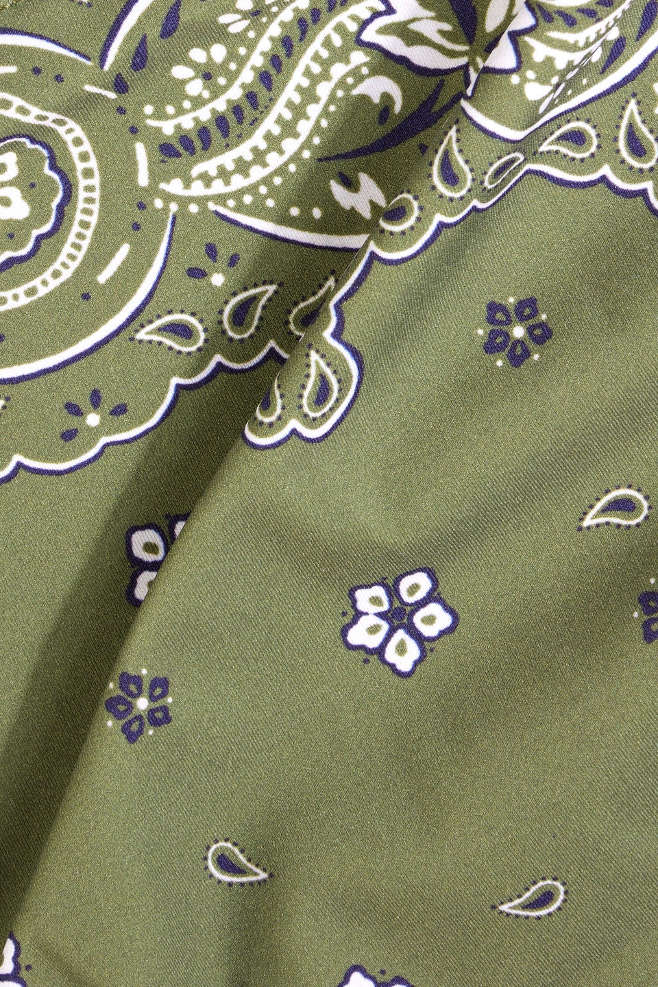 Zimmermann Separates Sculpt Paisley-print High-rise Bikini Briefs In Army Green