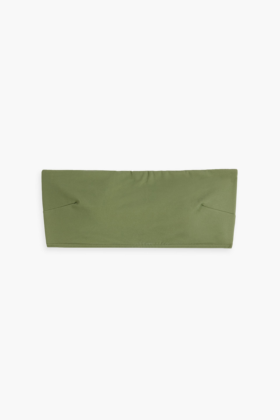 Zimmermann Separates Sculpt Bandeau-bikini-oberteil In Army Green