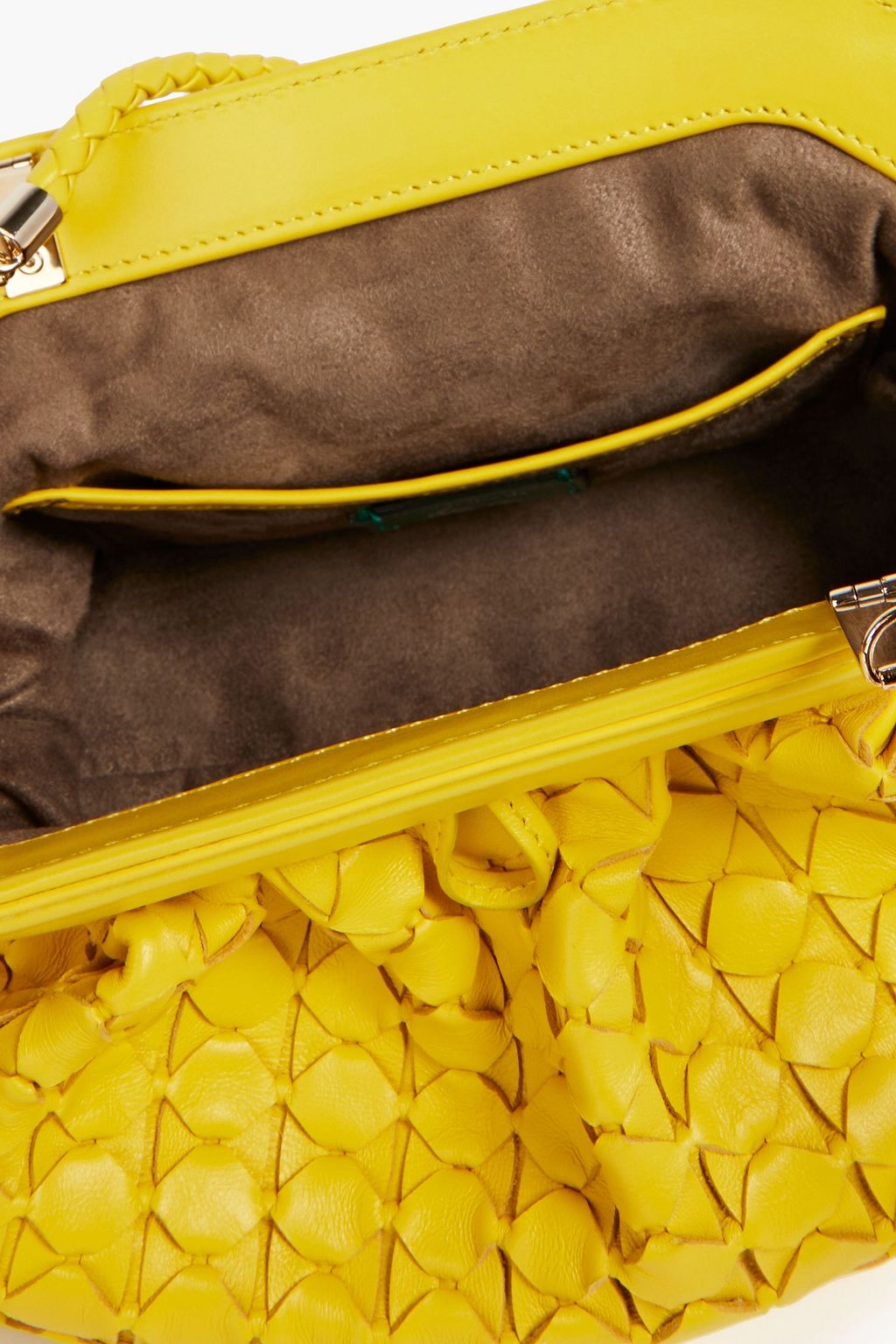 SERAPIAN Secret woven leather clutch
