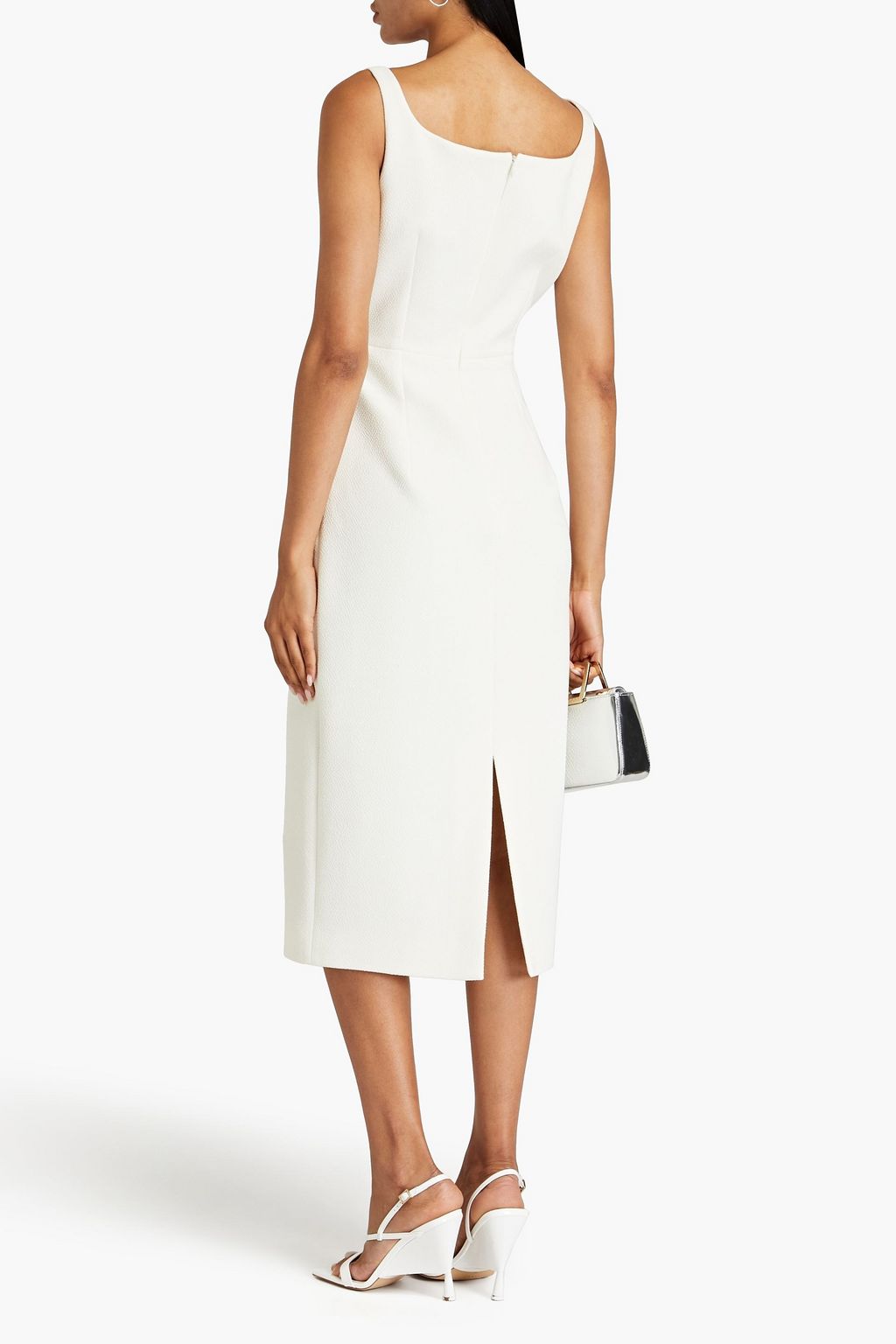 EMILIA WICKSTEAD Cloqué midi dress