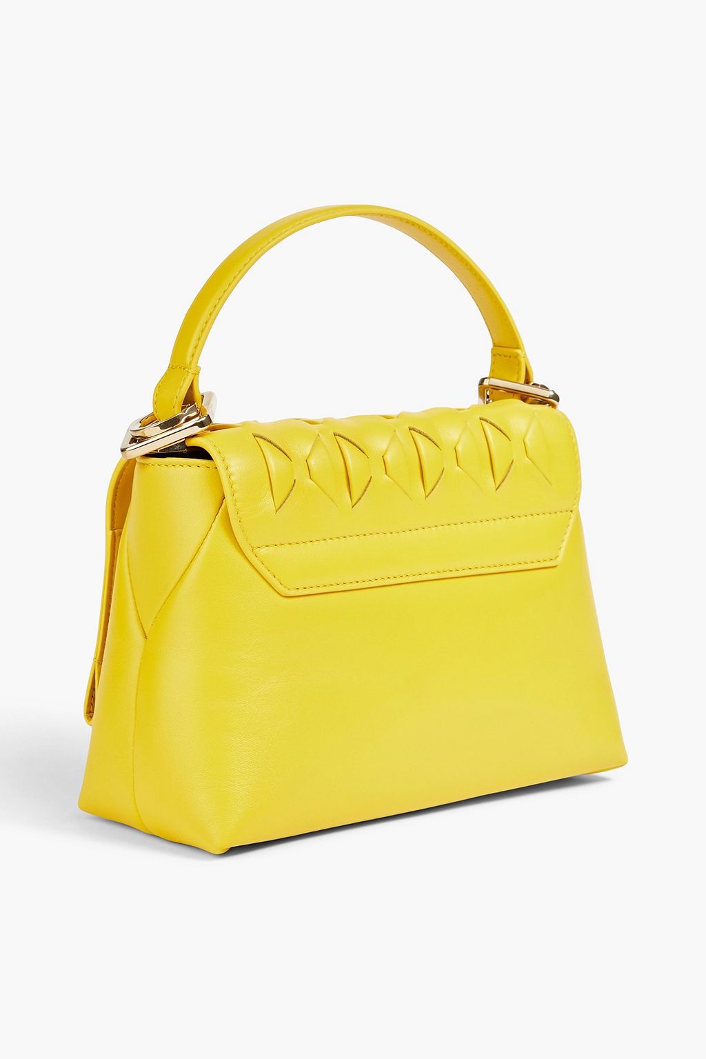 SERAPIAN 1928 small embellished woven leather tote
