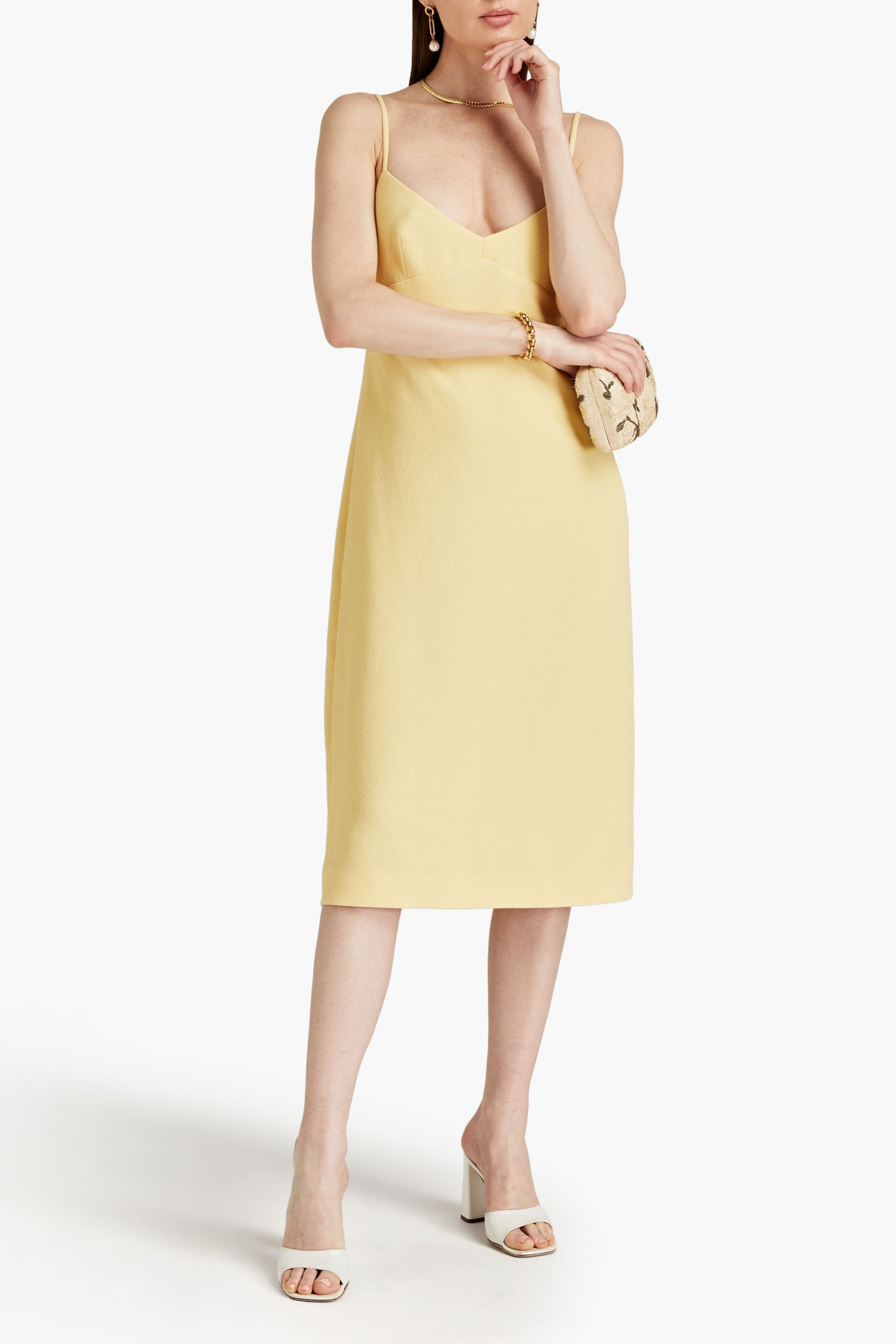 Emilia Wickstead Tribu crepe midi dress