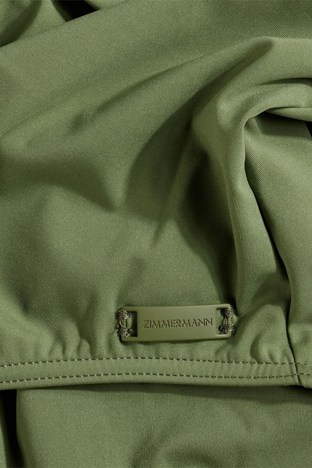 ZIMMERMANN لباس سباحة «سيبيريتس سكالبت» بحمالة عنق مزين بفتحات