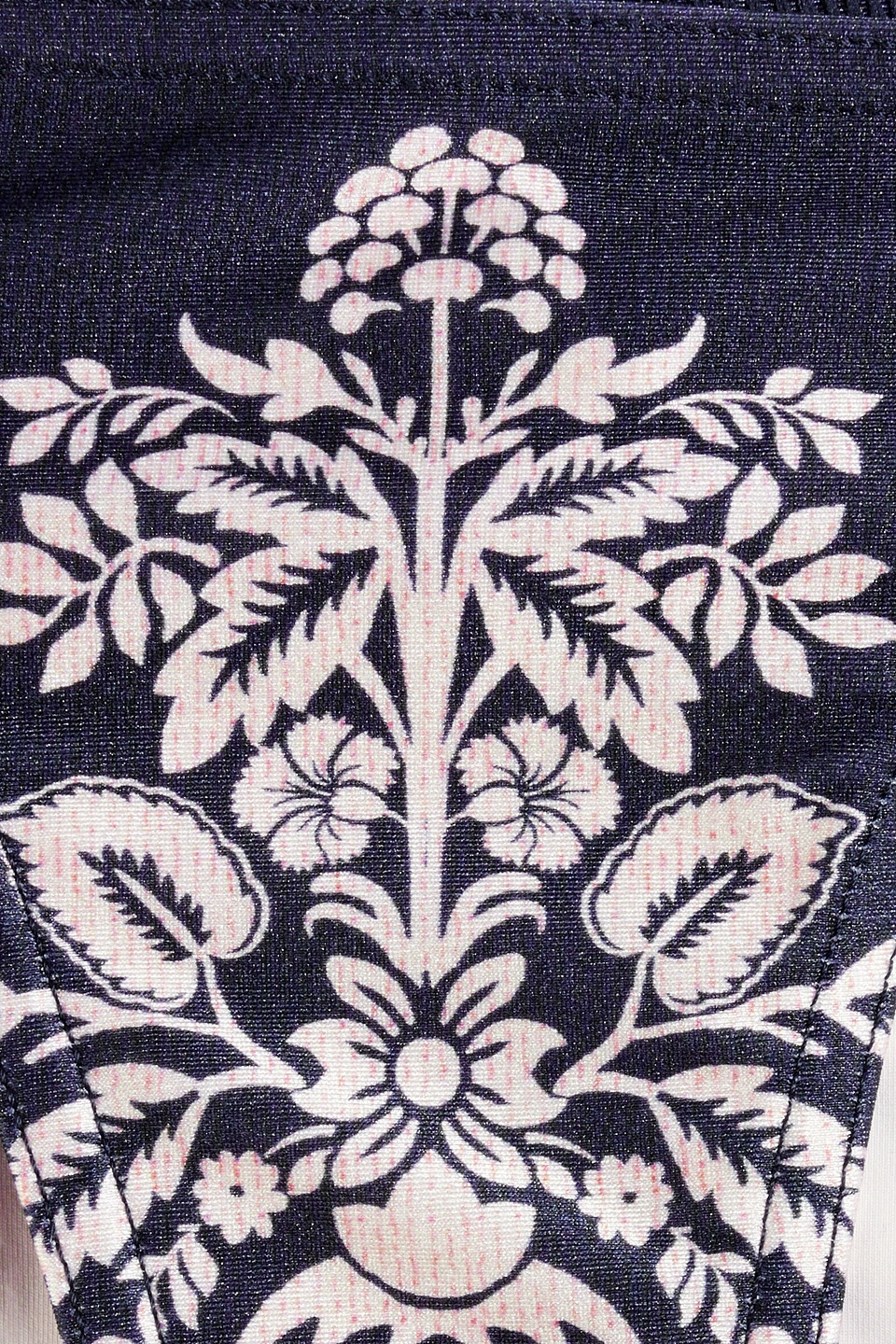 Zimmermann Pattie Triangel-bikini Mit Print In Navy