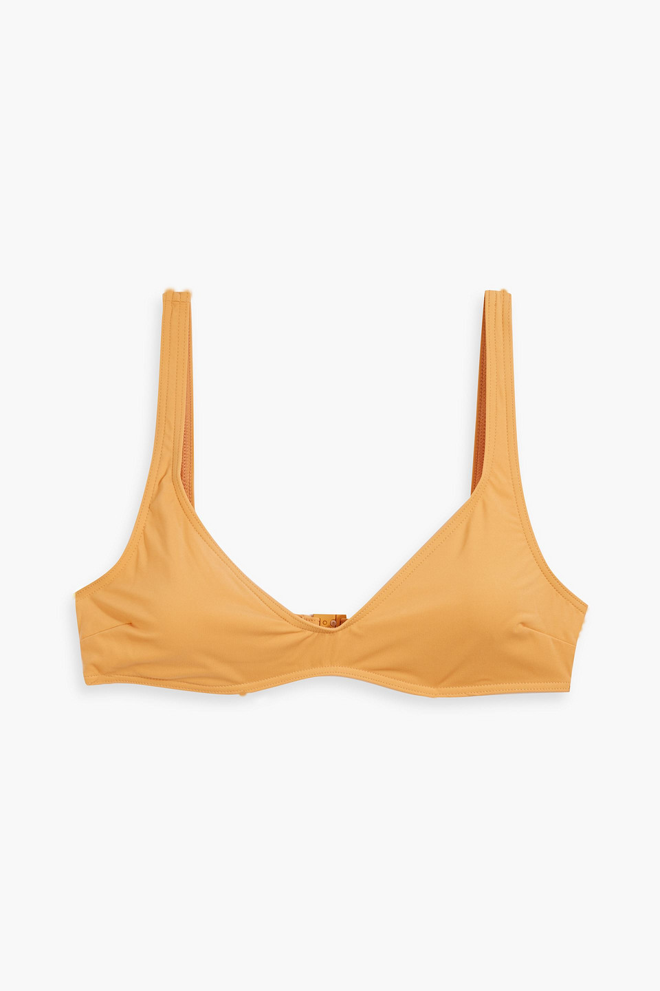 Zimmermann Separates Sculpt Bikini Top In Marigold