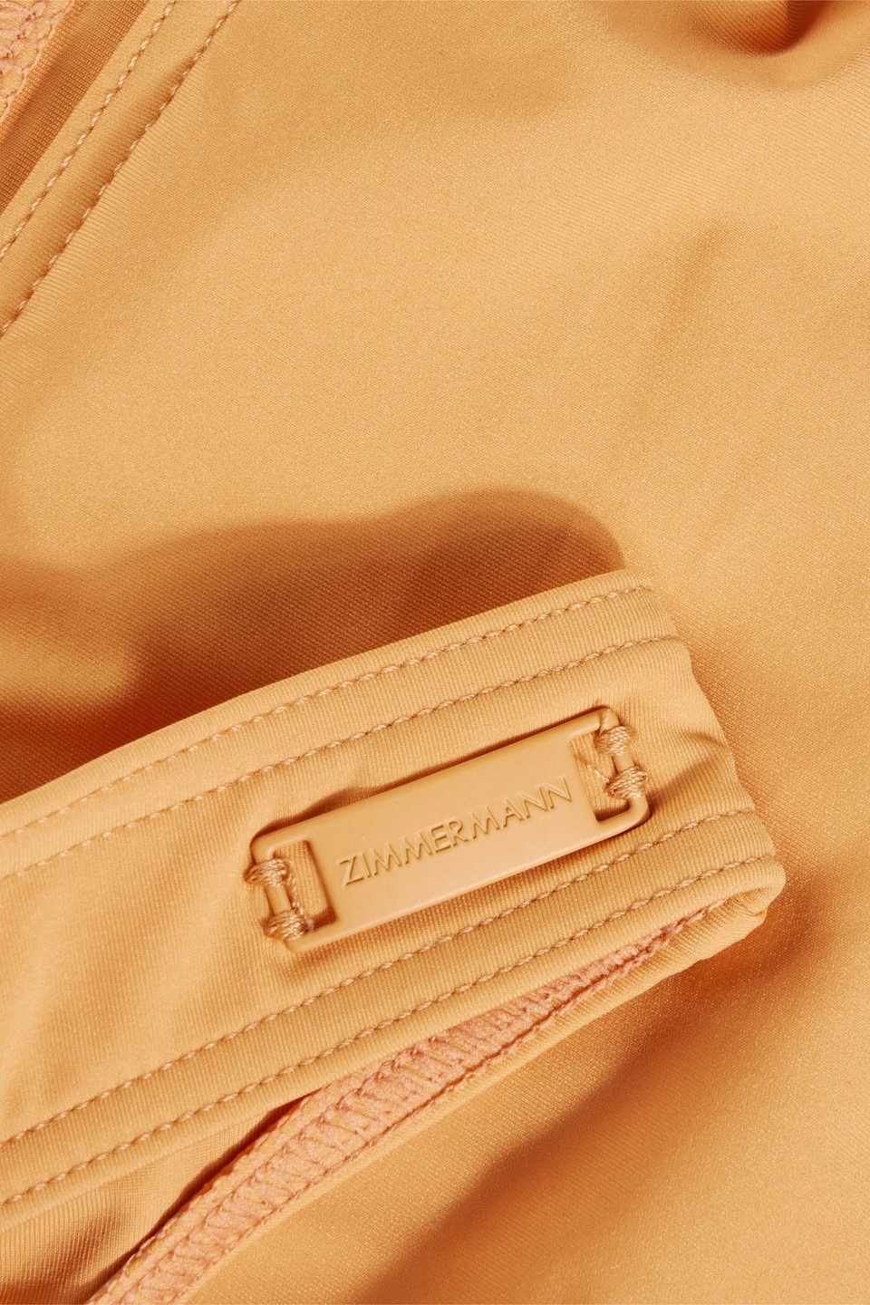 Zimmermann Separates Sculpt Low-rise Bikini Briefs In Marigold