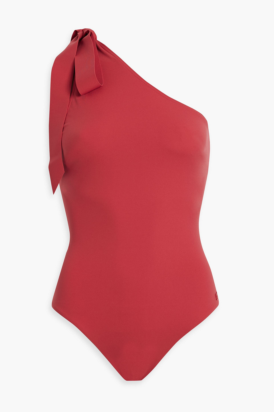 Zimmermann Separates Sculpt Badeanzug Mit Asymmetrischer Schulterpartie In Red