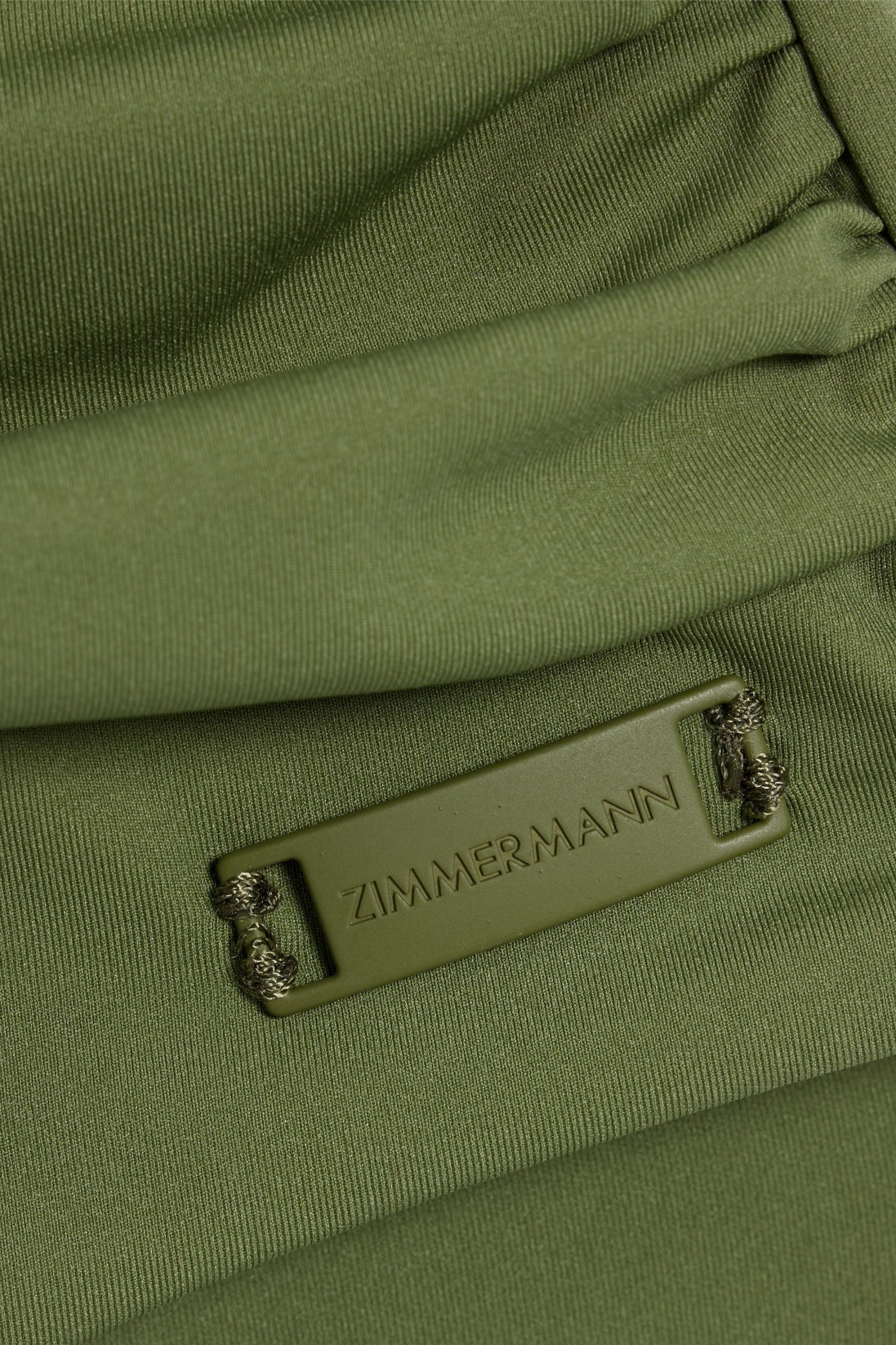 Zimmermann Ruched halterneck swimsuit thumbnail