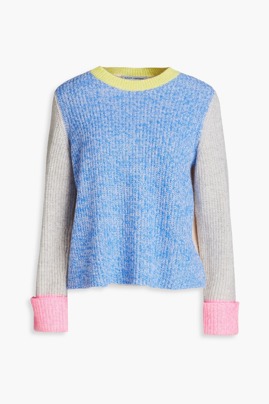 Autumn cashmere hotsell colorblock sweater