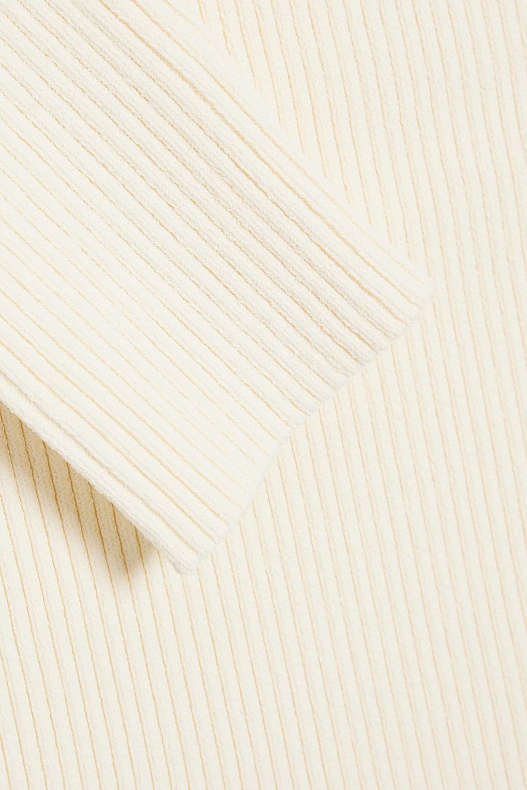 ALTUZARRA Cold-shoulder cutout ribbed-knit bodysuit