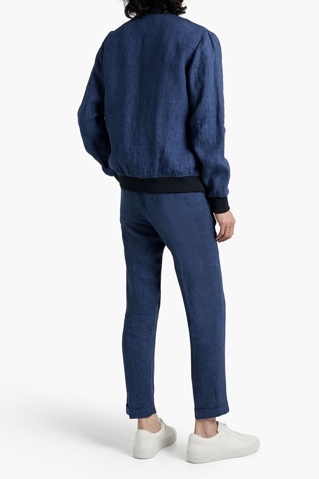 120% LINO Linen bomber jacket