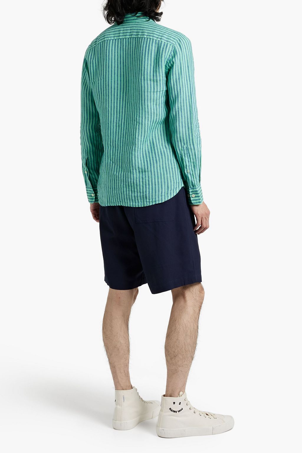 120% LINO Striped linen shirt