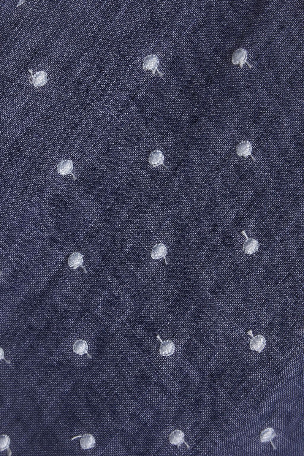 120% LINO Swiss-dot linen shirt