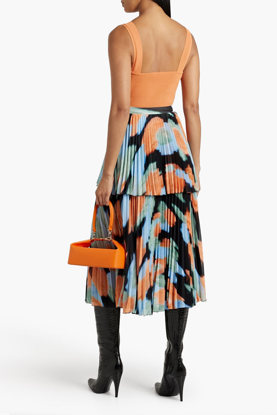  Altuzarra - Oberteil Aus Rippstrick - Orange - L 