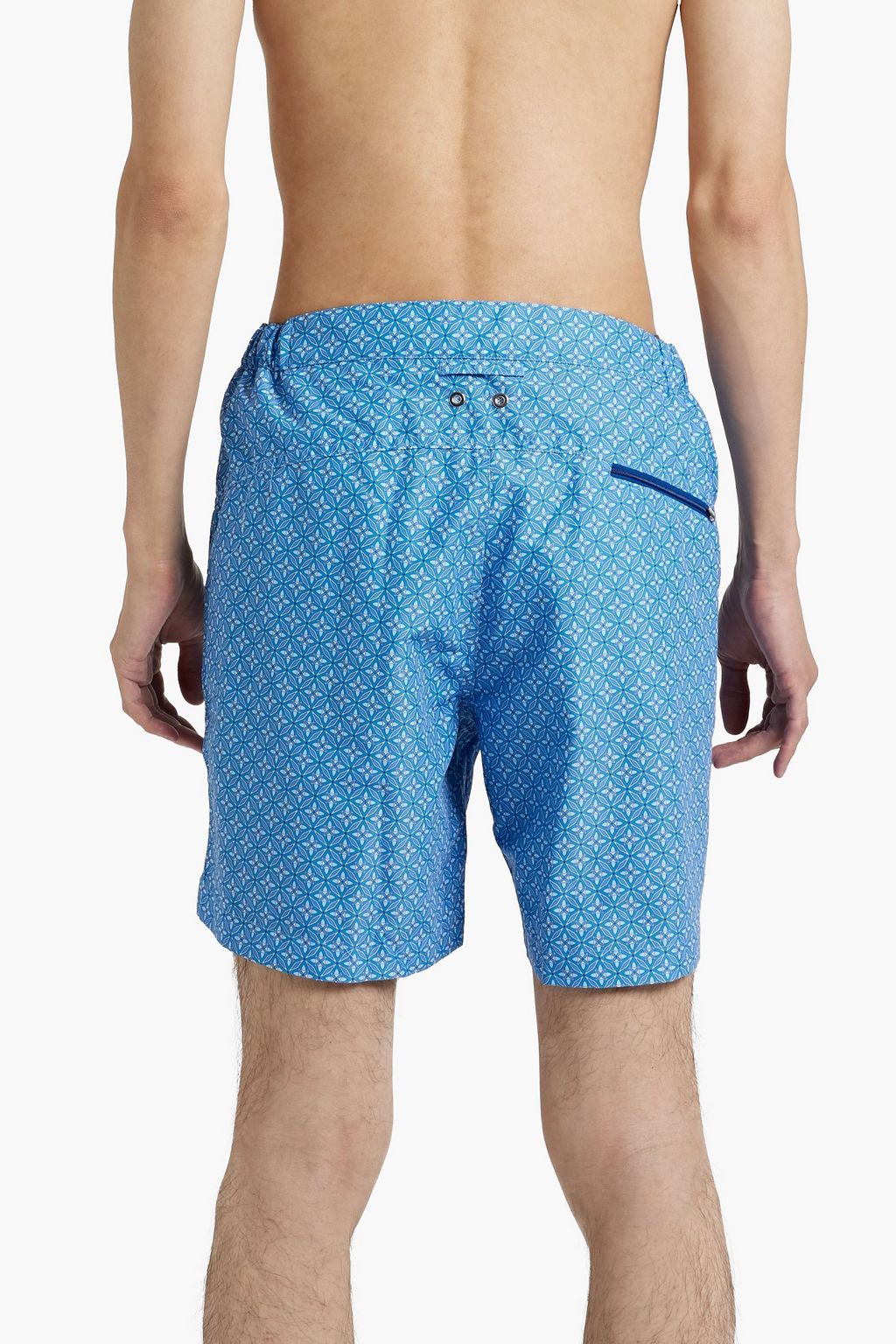 DEREK ROSE Mid-length printed swim shorts