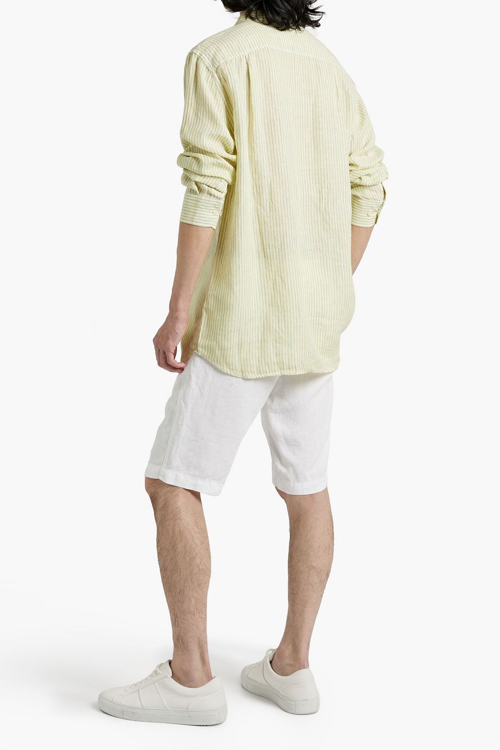 120% LINO Striped linen shirt