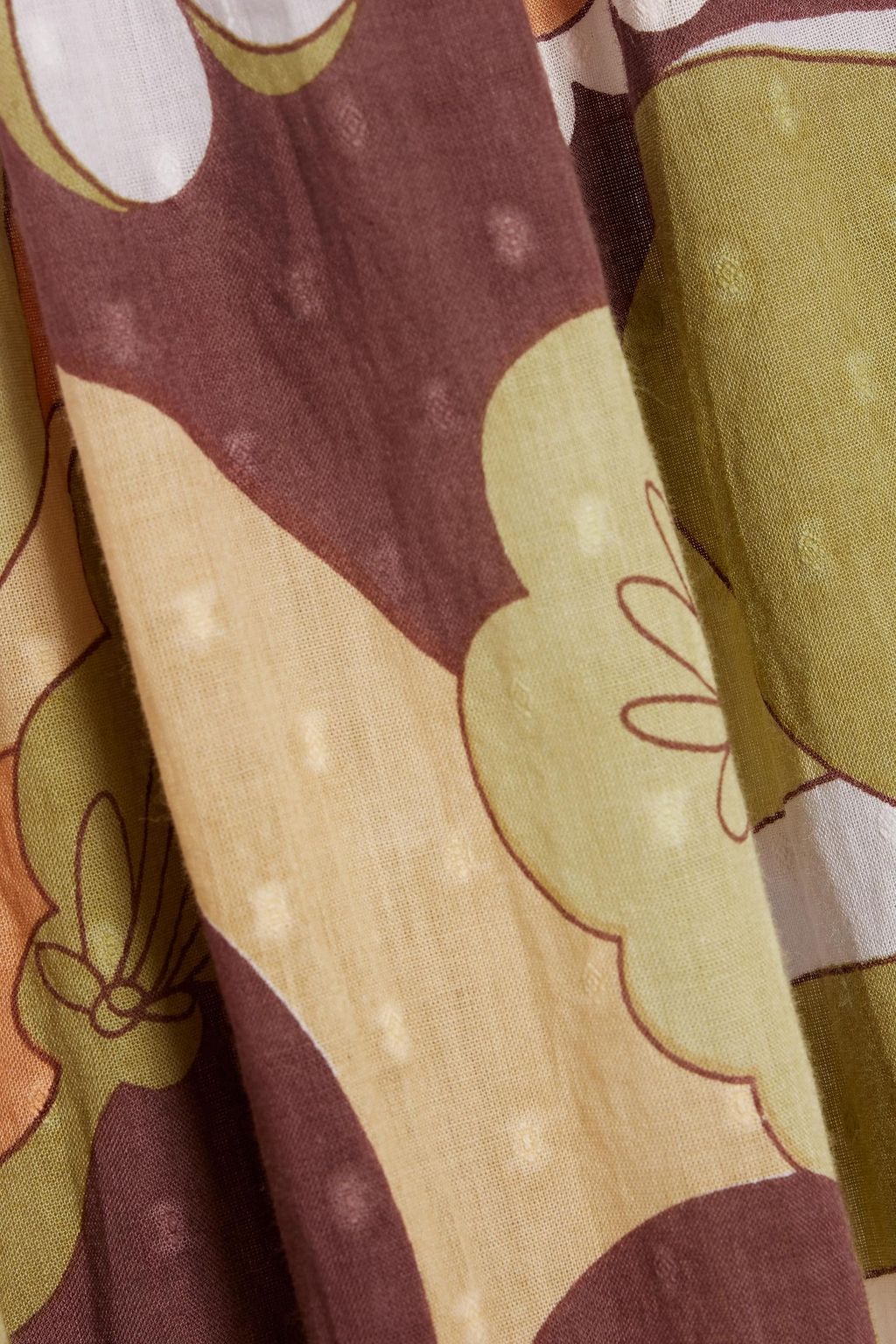 ANTIK BATIK Bahia printed fil coupé cotton maxi dress