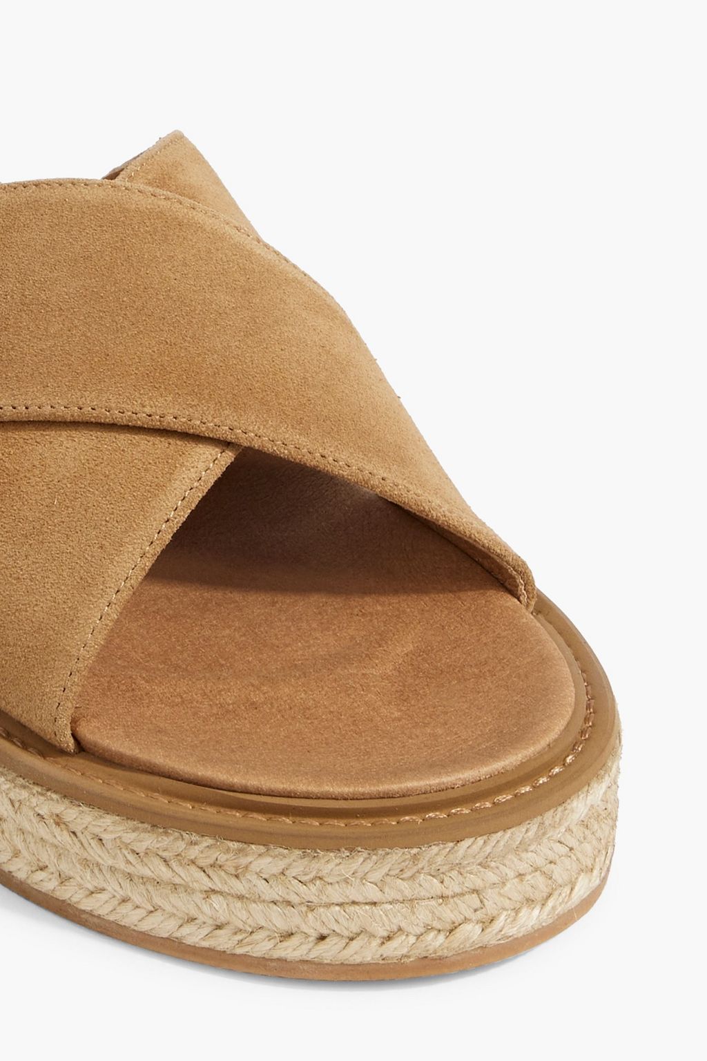 IRIS & INK Nattie suede espadrille sandals