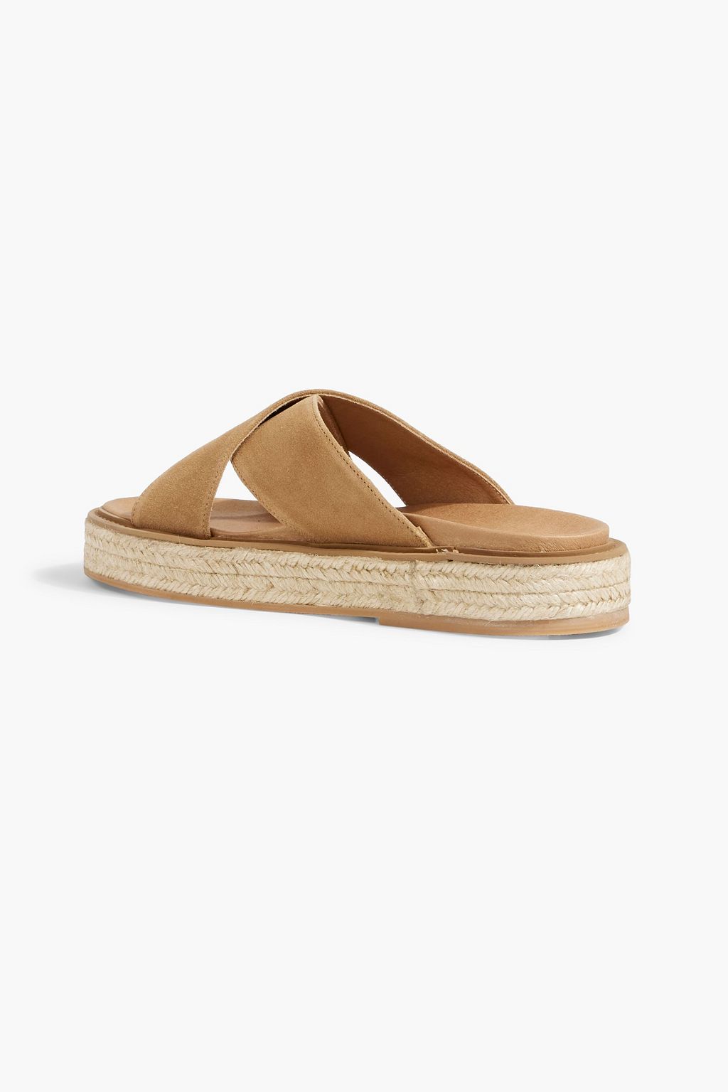 IRIS & INK Nattie suede espadrille sandals