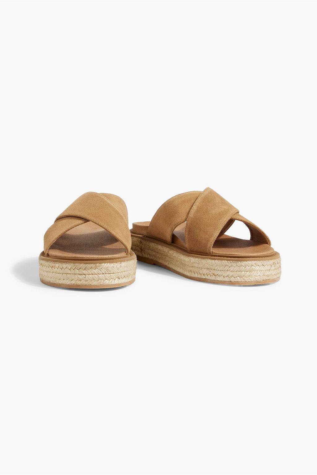 IRIS & INK Nattie suede espadrille sandals