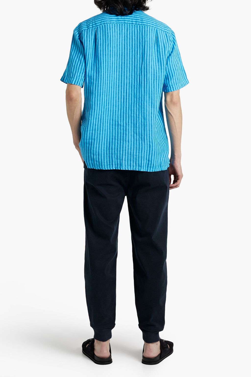 120% LINO Striped linen shirt