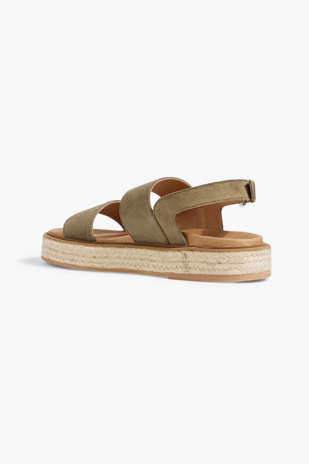 IRIS & INK Naya suede espadrille slingback sandals