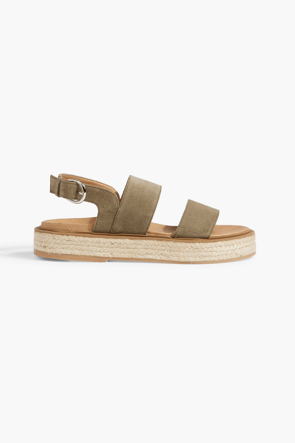 Naya suede espadrille slingback sandals