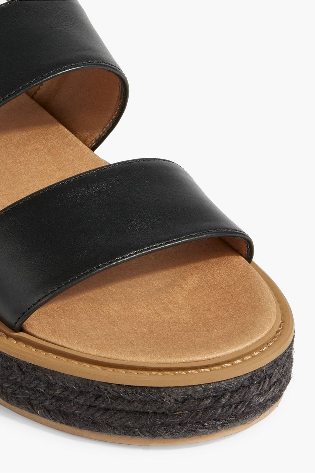 IRIS & INK Naya suede espadrille slingback sandals