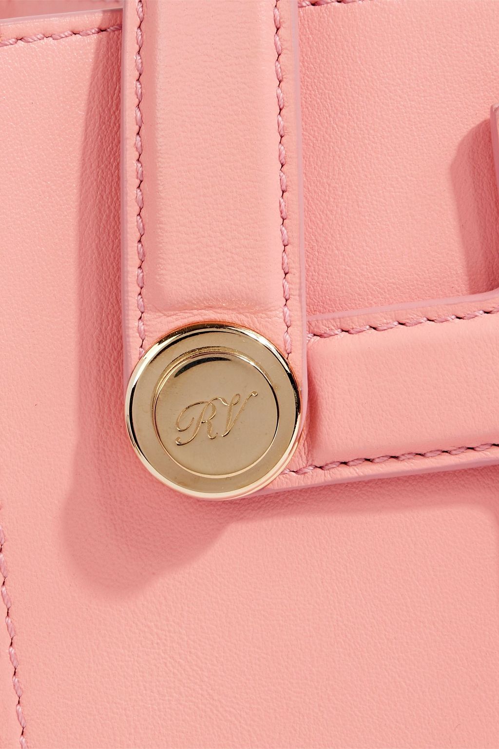 ROGER VIVIER Viv Sellier Small leather tote