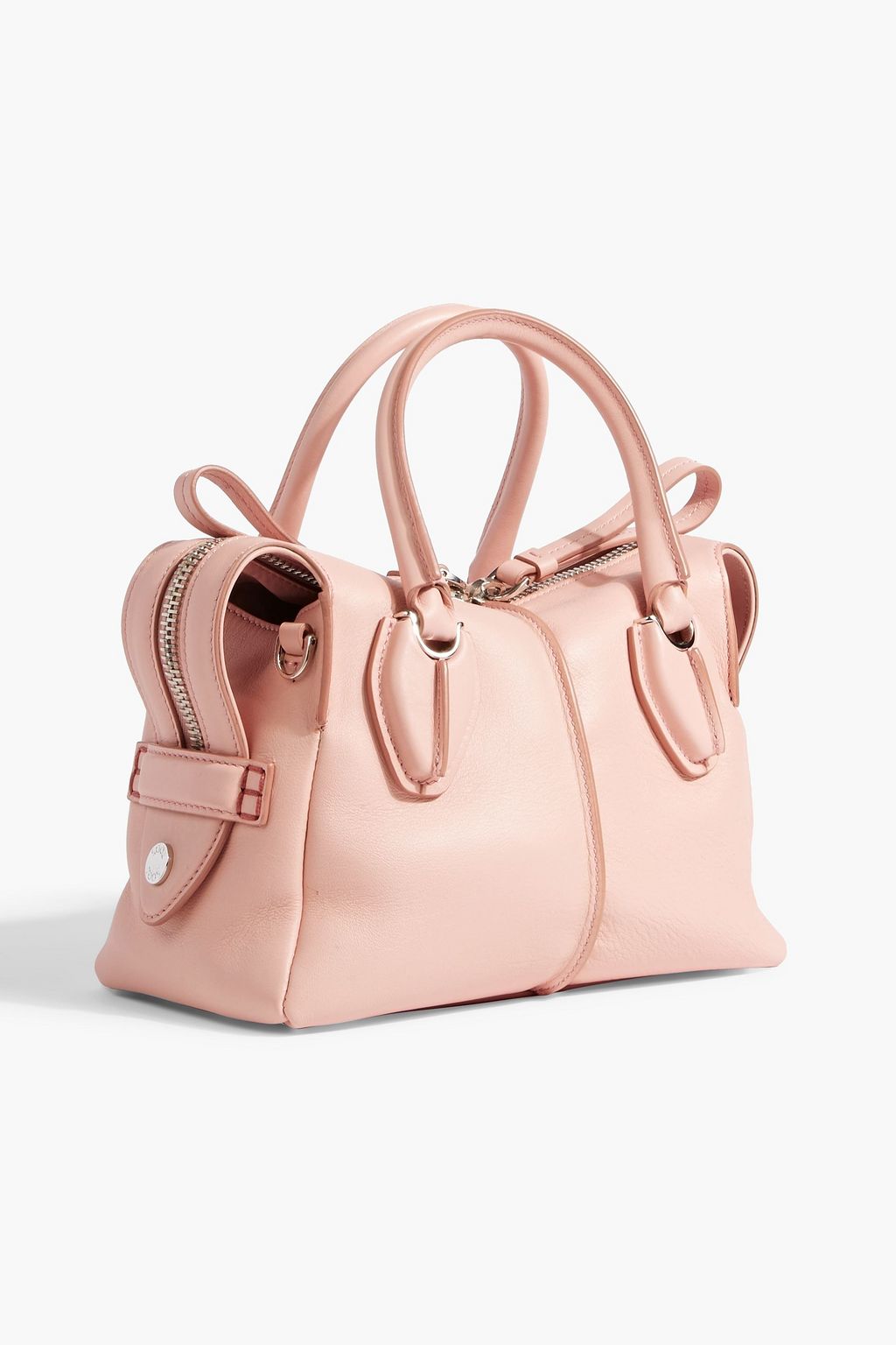 TOD'S Bauletto Zip Micro leather tote