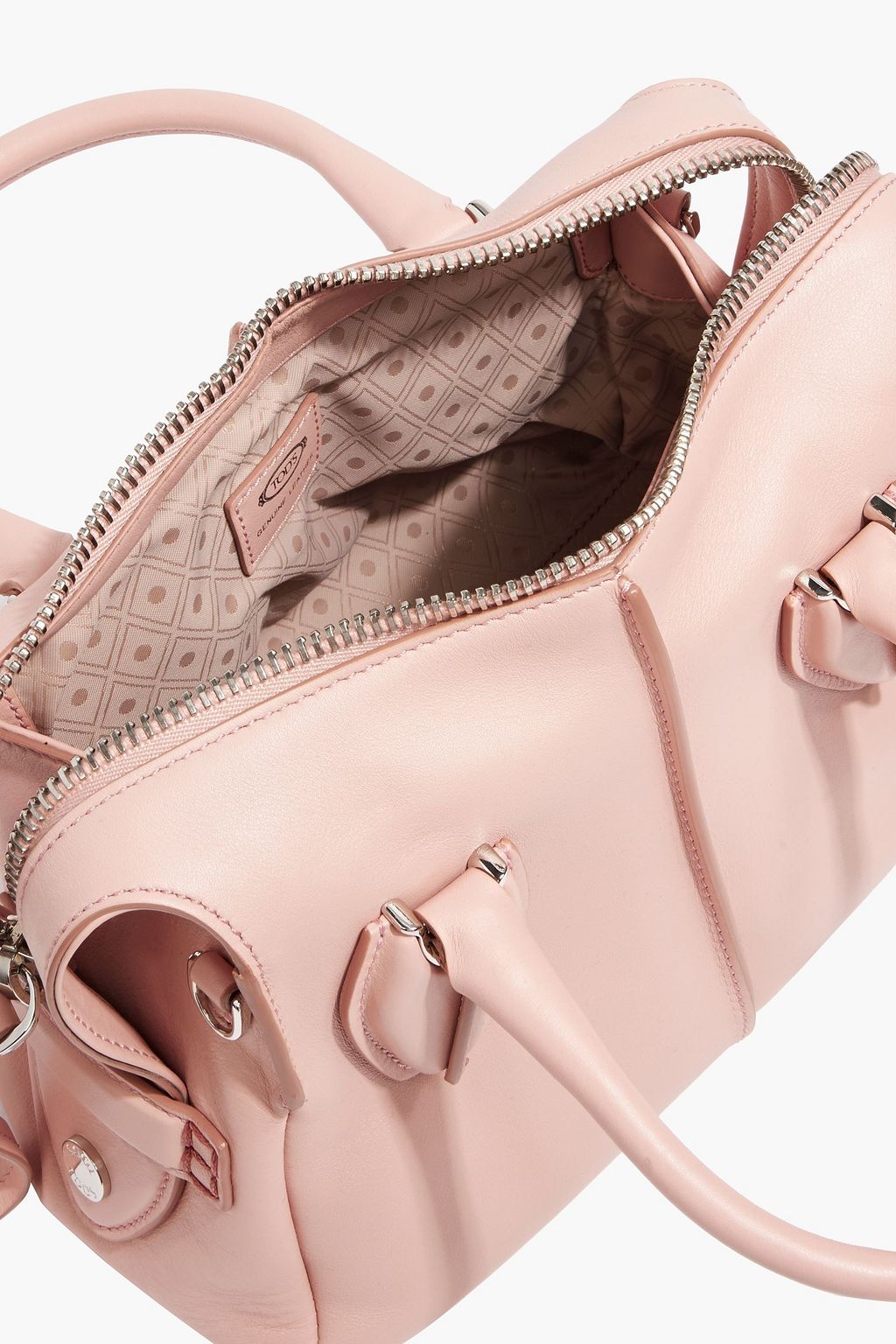 TOD'S Bauletto Zip Micro leather tote