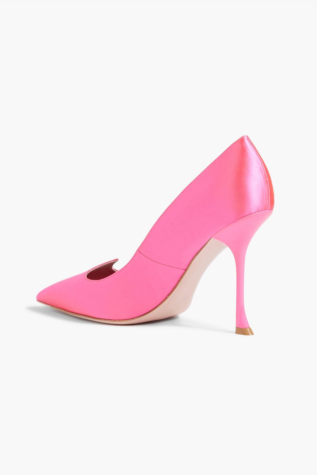 ROGER VIVIER I Love Vivier neon satin pumps