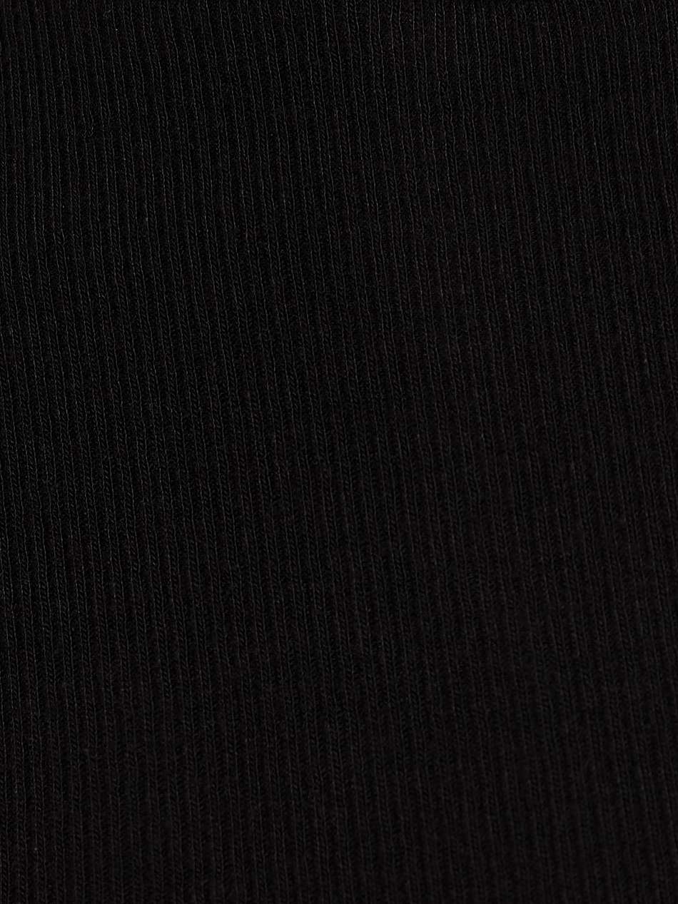 ribbed stretch-modal turtleneck dress