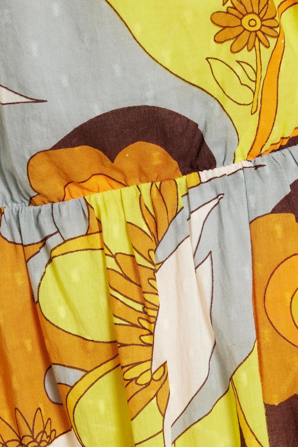 ANTIK BATIK Bahia printed fil coupé cotton maxi dress