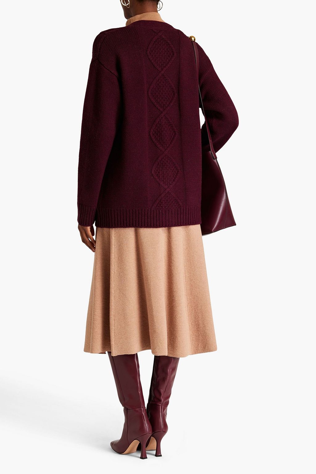 ATM ANTHONY THOMAS MELILLO Cable-knit wool cardigan