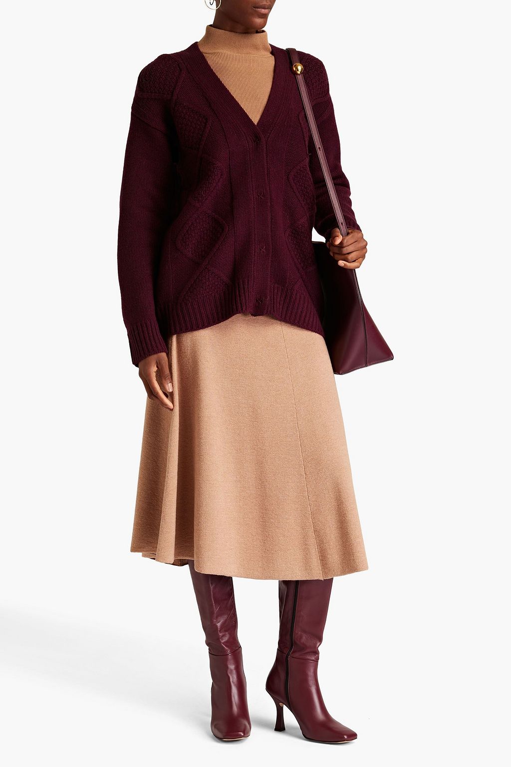 ATM ANTHONY THOMAS MELILLO Cable-knit wool cardigan