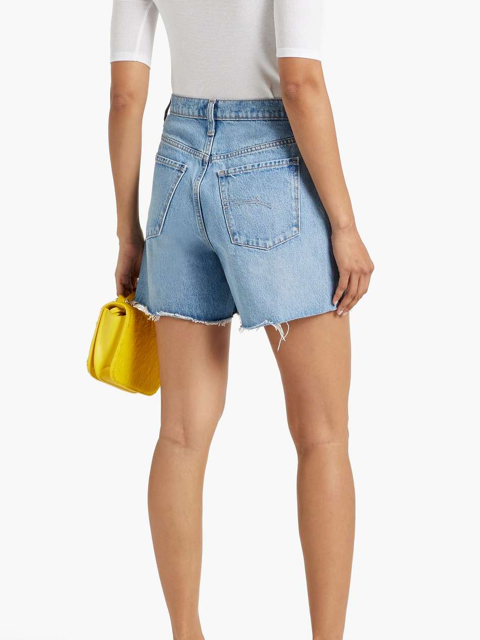 ribbed stretch-modal jersey top