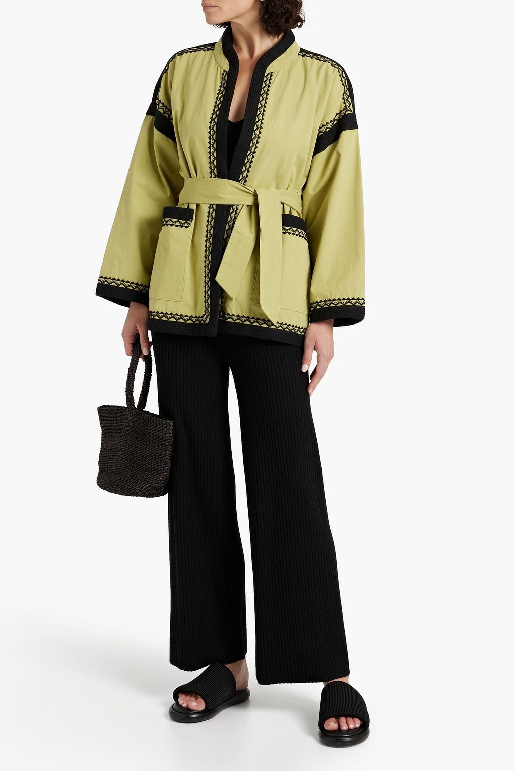 ANTIK BATIK Kim embroidered cotton jacket