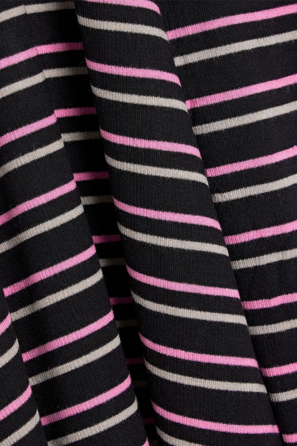 ATM ANTHONY THOMAS MELILLO Striped ribbed stretch-modal jersey turtleneck top