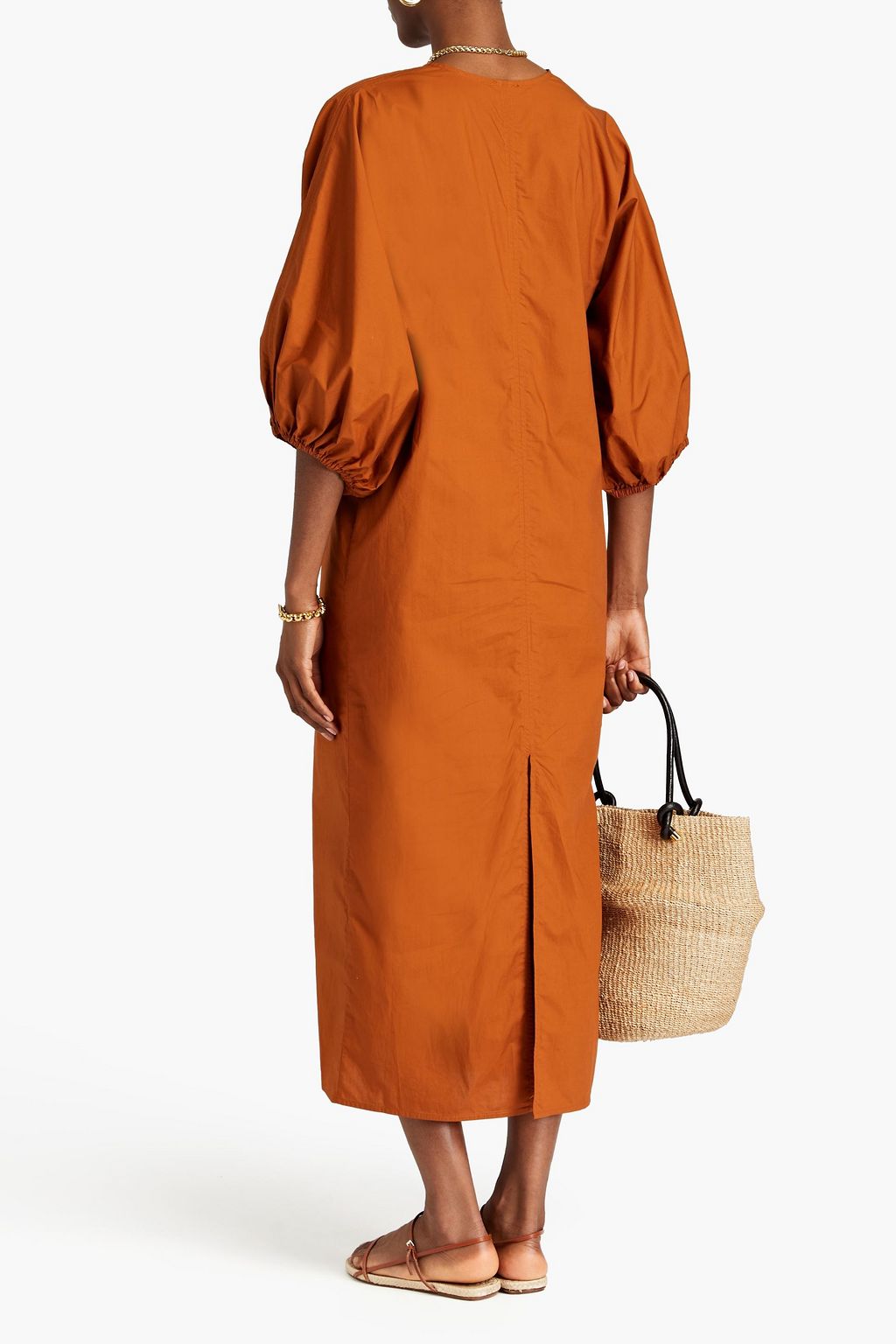 BY MALENE BIRGER Edna cotton-poplin midi dress