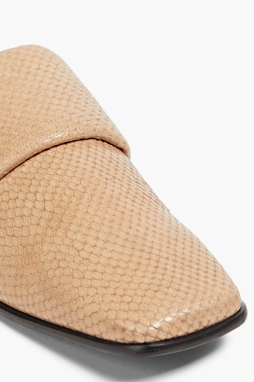 BY MALENE BIRGER Mollys snake-effect leather mules