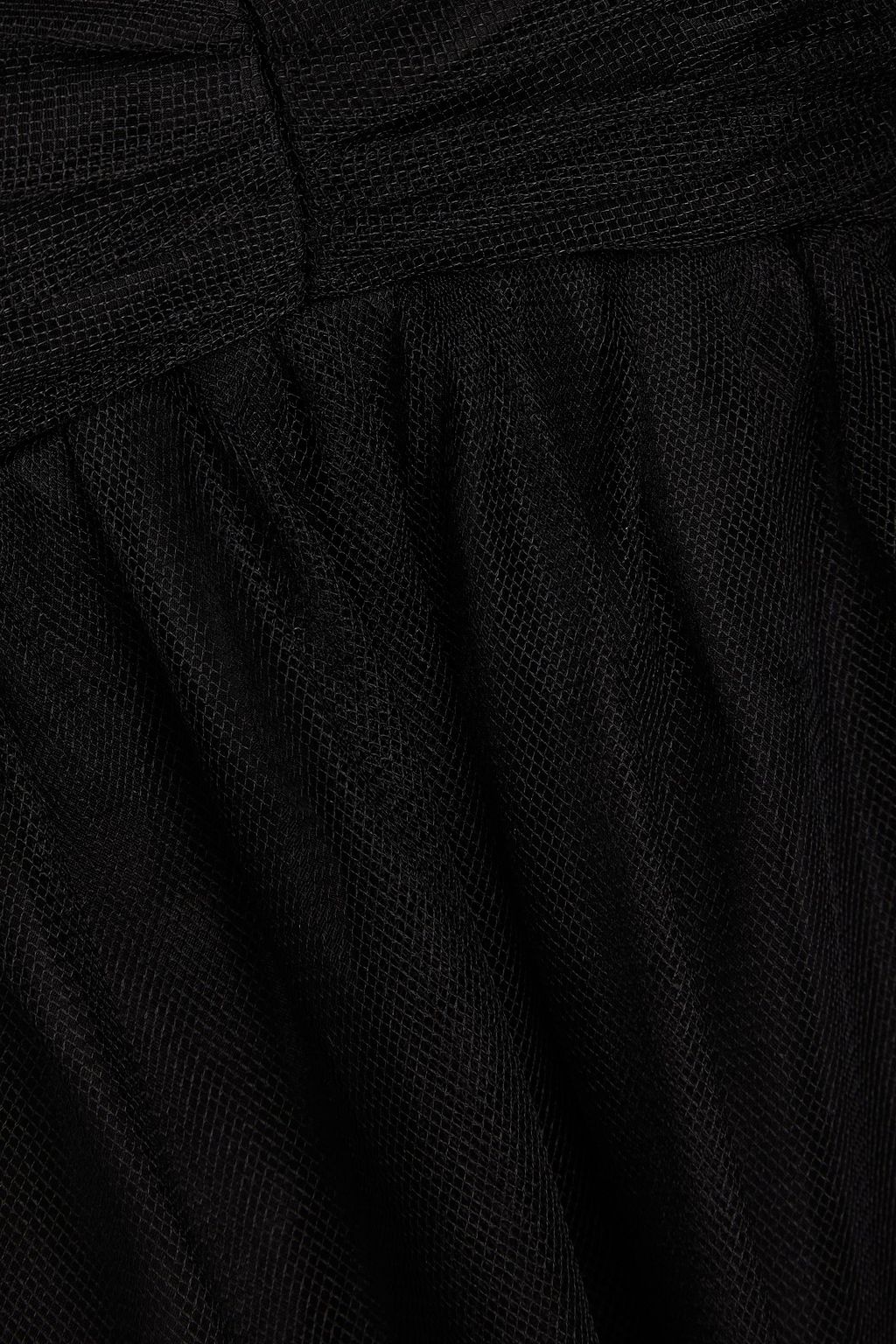 ZIMMERMANN Ruched tulle mini dress