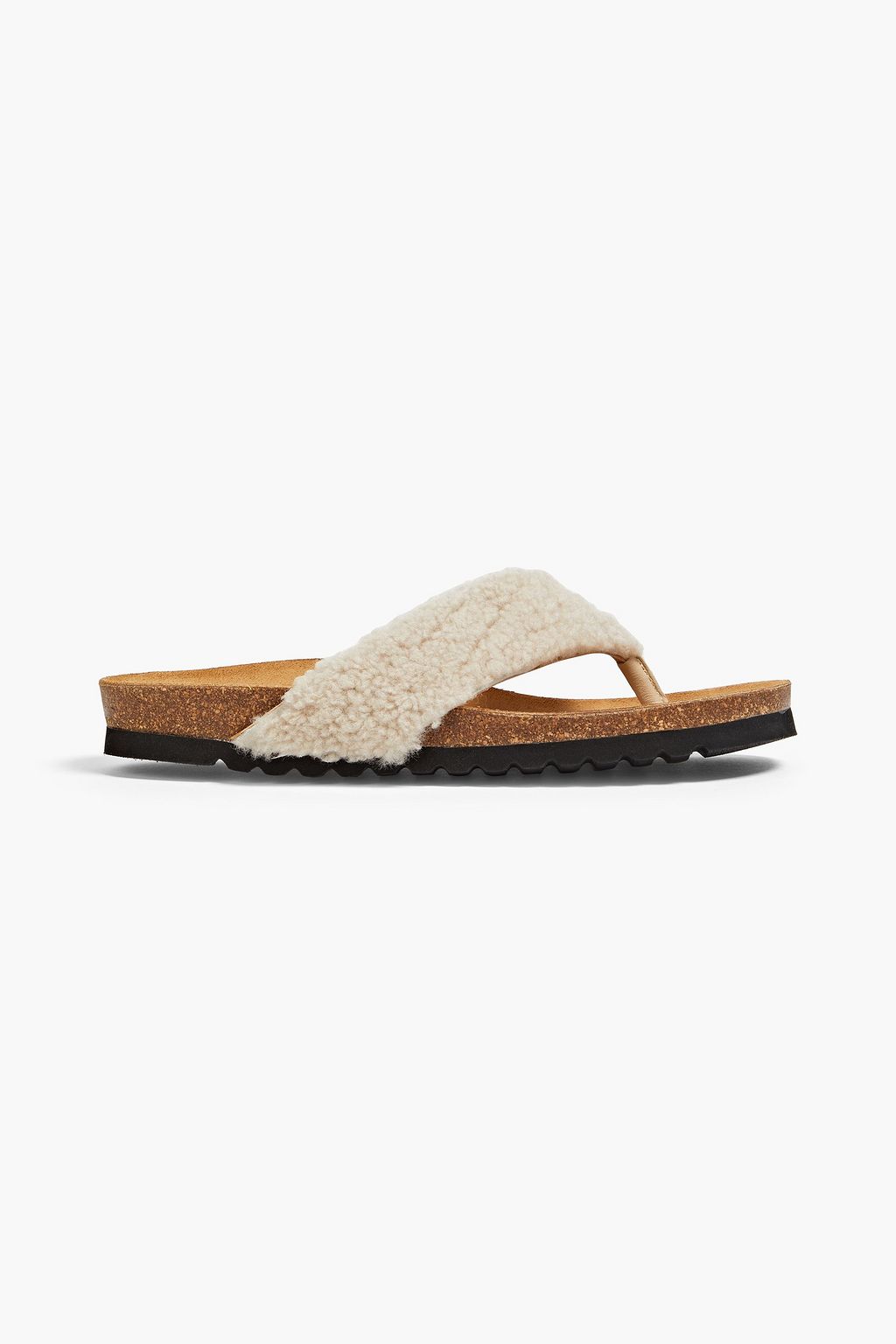 BY MALENE BIRGER Kiras shearling sandals | THE OUTNET