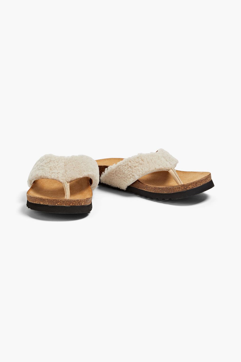 BY MALENE BIRGER Kiras shearling sandals