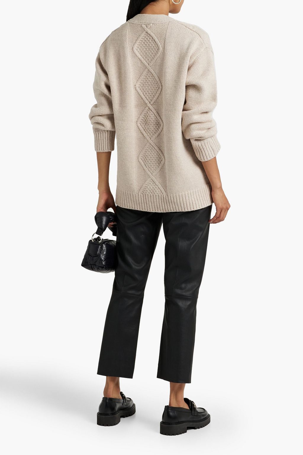 ATM ANTHONY THOMAS MELILLO Cable-knit wool cardigan