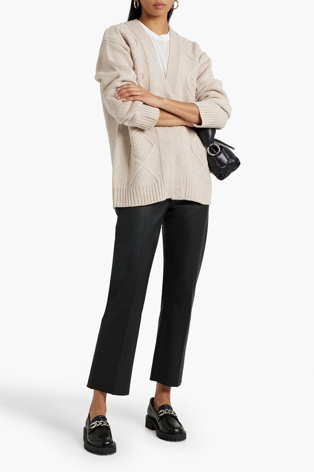 ATM ANTHONY THOMAS MELILLO Cable-knit wool cardigan