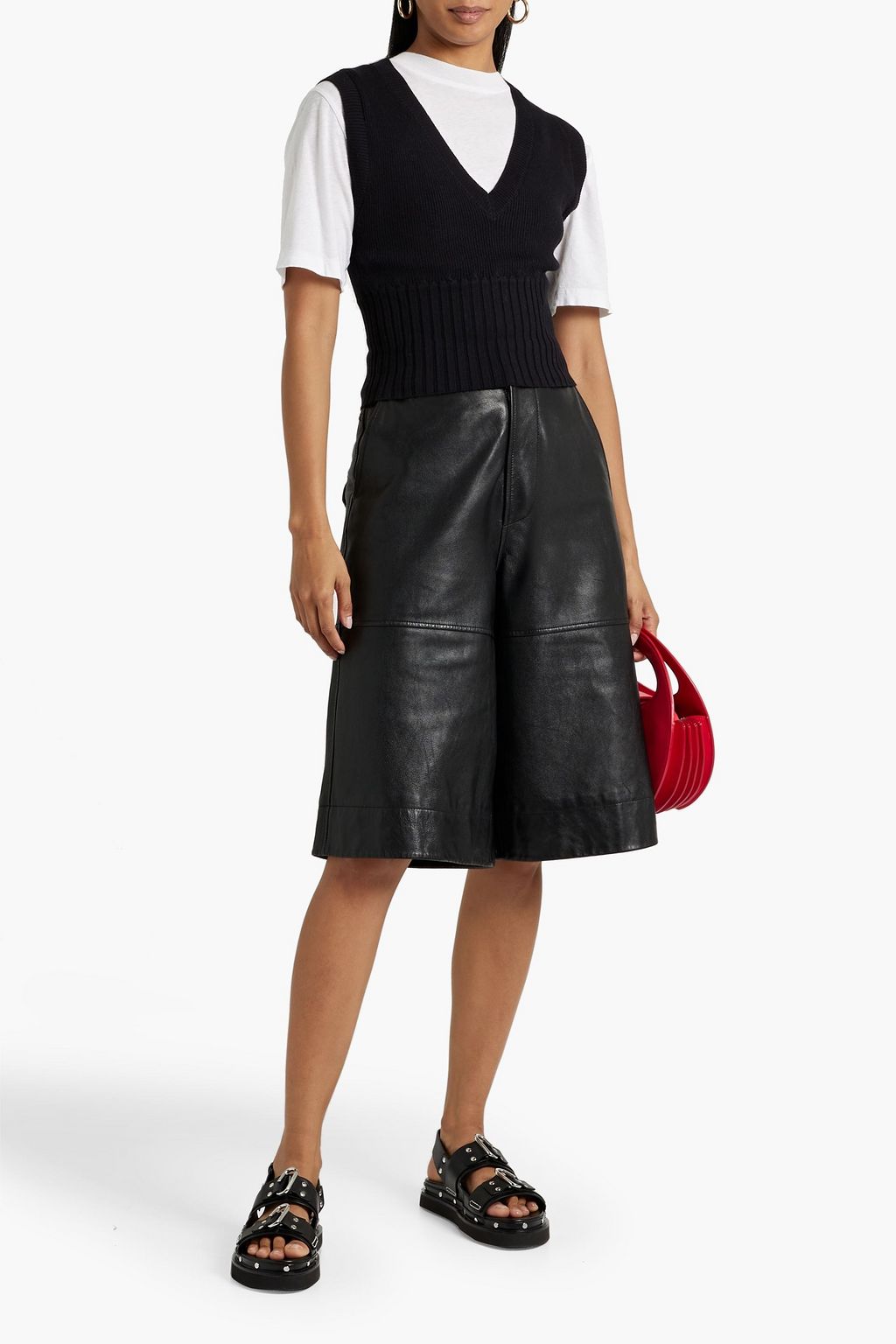 ATM ANTHONY THOMAS MELILLO Ribbed cotton and cashmere-blend top