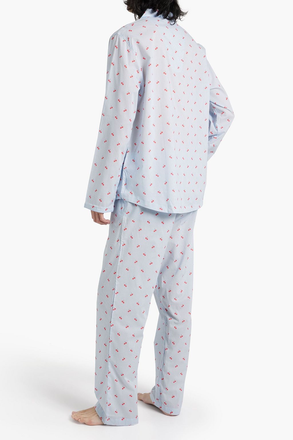 DEREK ROSE Nelson printed cotton-poplin pajama set
